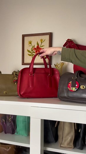 Vintage Coach Skinny Flight Bag Restoration | Coach Bag Rehab 1980s Style