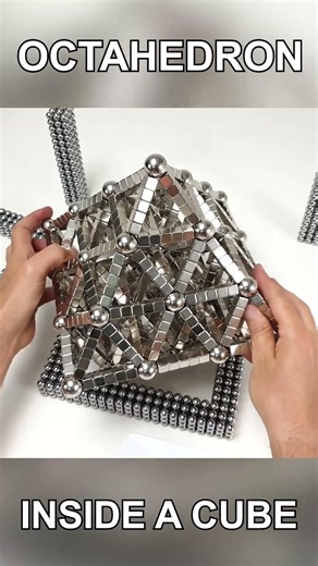 Magnetic Octahedron inside a CUBE