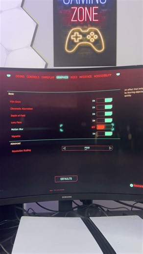 This setting will fix motion sickness while gaming