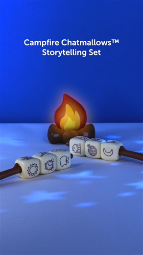 Our Campfire Chatmallows™ - Storytelling Set sparks storytelling, builds confidence, and gets children talking around a cosy, imaginative campfire.🔥✨ Little learners simply pick 3 Chatmallows, pop them on a stick, and use the icons to weave their own stories. With 48 story starters to explore, children build vocabulary, imagination, listening, speaking, and social skills - all through joyful, open‑ended play. 🗣️🧩 As they link the icons together, children practise reasoning, sequencing, and cr