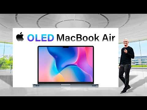 MacBook Air M5 Looks AWESOME! - OLED SCREEN LEAK!