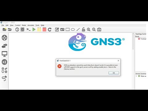✨👀Cómo solucionar en GNS3 KVM acceleration cannot be used devkvm doesn't exist in GNS3❗😆