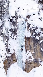 Ice climbing in the mountains | Ice Climbing