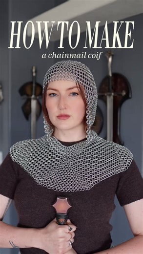 Cosplay armor made easy with this chainmail coif tutorial