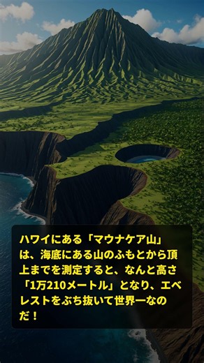 【驚愕】エベレストは世界一じゃない！？教科書が教えない「本当の地上最高峰」がヤバすぎるのだ！ #shorts #ずんだもん