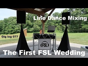 DJ Gig Log 077 | The FIRST FSL Wedding | Outdoor Wedding | Line Dance Mixing | JBL SRX 815p