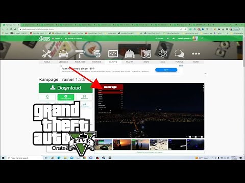 How to Install Rampage Trainer 1.3.9 GTA 5 MODS
