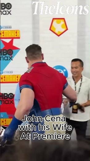 John Cena Kisses His Wife At The Peacemaker Movie Premiere In LA📷#johncena