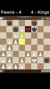 Chess Piece Round Robin Game 15: Pawns VS Kings #chess #chessshorts