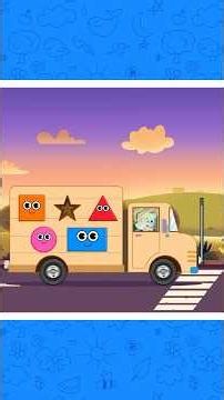 🚚 Wooden Truck City Ride! Learn Shapes for Kids #shorts #shapesforkids #learn