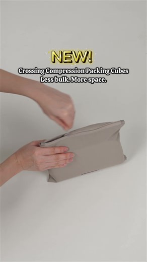 Compress Your Luggage with Crossing Packing Cubes