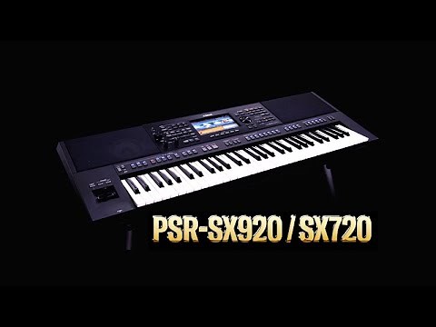 YAMAHA PSR SX720 PSR SX920 demo and how to use