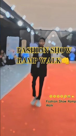 Fashion Show Ramp Walk Tutorial 🤗 Ramp Walk Music Fashion Show #rampwalk #cutesinger #songshoot