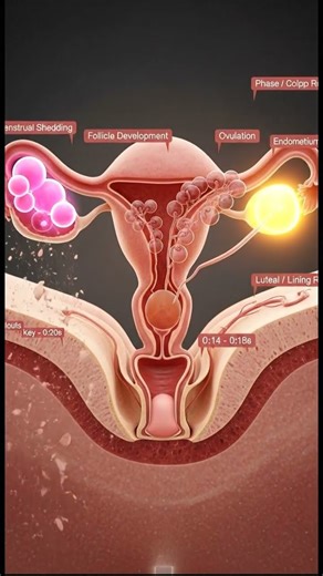“The Menstrual Cycle Explained in 3D | Ultra Clean Medical Animation”