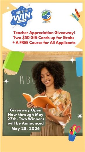 Enter #teacherappreciation giveaway for a chance to win a $50 gift card at www.linktr.ee/ChildCareEd