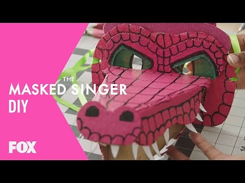 Make Your Very Own Crocodile Mask! | Season 4 | THE MASKED SINGER