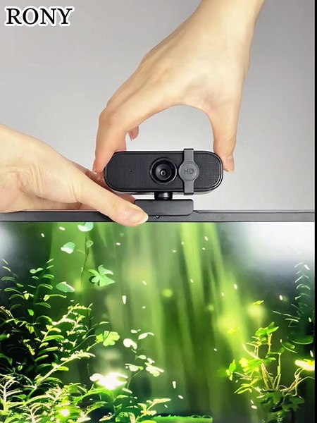 RONY 1080P HD Computer Webcam with Microphone, USB Streaming Camera for PC Desktop Laptop with Noise Reduction