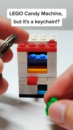 This keychain is awesome! #lego #buildingblocks #coinmachine #candymachine #legobuild #easylegotutorial