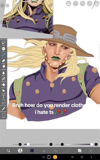 JoJo Drawing Tutorial: Rendering Clothes Effectively