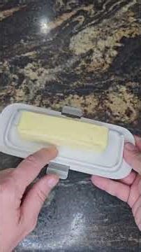A neat way to store butter. Check it out!
