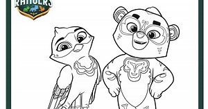 Free Printable Spirit Rangers Coloring Page