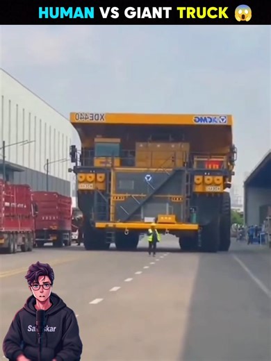 Human vs Giant Truck 😱 Size Comparison!
