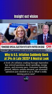 Why Is U.S. Inflation Suddenly Back at 3% in Late 2025? A Neutral Look A fresh 3% inflation reading through September has revived questions about spending, energy prices, and recovery pace. Consumer spending paused, deficits remain elevated, yet economic optimism just climbed to 47.9. What’s really driving prices now? What do you think will shape inflation in 2026? 👇 #USInflation #Economy2025 #CostOfLiving #MoneyTalks #FinancialNews | Insightoutvision.news