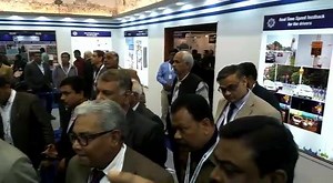 Addl. Commissioner of Police (I), Kolkata, Sri Vineet Kumar Goyal, IPS, demonstrating the delegates attending the National Conference and Exhibition on Urban Road Traffic Management and Safety at Netaji Indoor Stadium, Kolkata. | Kolkata Traffic Police