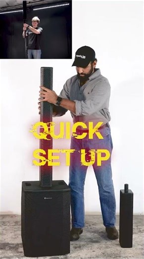 Rockville Column PA Speakers: Sleek Design, Massive Sound!