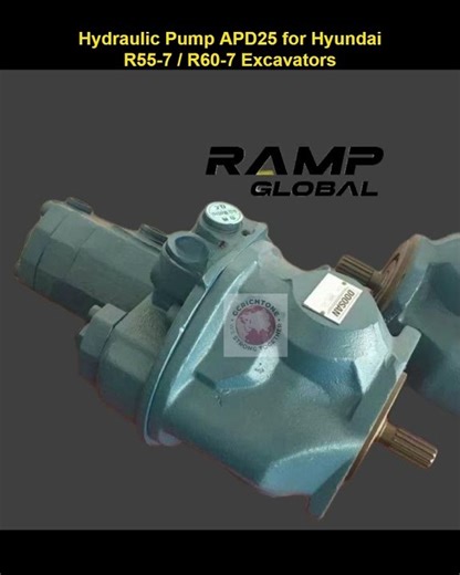 Hydraulic Pump APD25 for Hyundai R55-7 / R60-7 Excavators