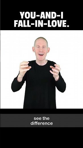 ❤️ How to sign YOU-AND-I FALL-IN-LOVE in ASL.