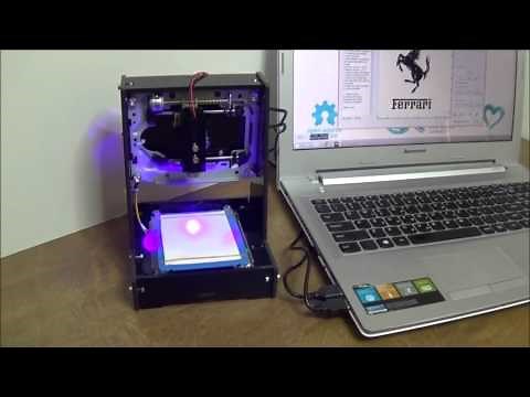 NEJE JZ-5 Mini Laser Engraving Machine - Unbox and First use