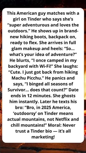😂 American Tinder Date Goes HORRIBLY Wrong When She Asks About Hiking! 🇺🇸