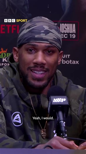 Anthony Joshua's Tyson Fury impression 😂 | BBC Sport