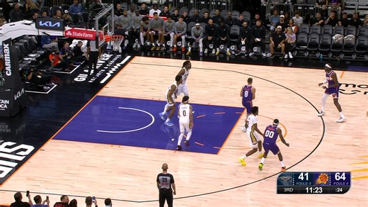 42 PTS 🔥 10/15 3PT 🔥 27 MIN An ABSURD shooting performance from Grayson Allen! The Suns’ guard scored a career-high and drained a franchise record in threes vs. the Pelicans. #GLeagueAlum | NBA G League