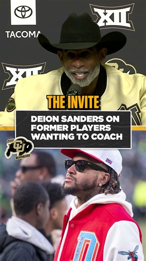 Deion speaks to how many former NFL players want to coach🗣️ #CFB #COLORADO