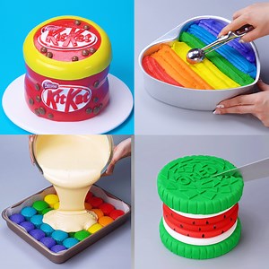 179K views · 12K reactions | Awesome Colorful Cake Decorating Tutorials #Yumup #Cakelovers #cake #cakedecorating #cookies #chocolate #cakerecipe #rainbow | Tasty Plus | Facebook