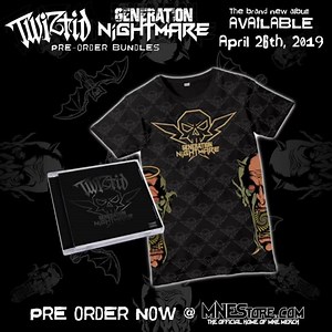 Twiztid’s brand new album Generation Nightmare is available now for pre order! www.MNEStore.com has exclusive pre order packages!!! | Twiztid