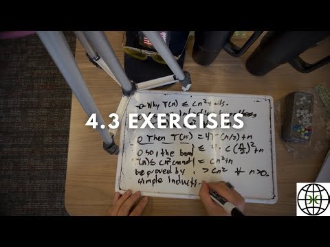 4.3 Exercises (Ch4) (Algorithm Analysis) (Fa2025)