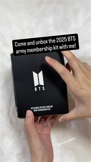 BTS Army membership kit 2025 unboxingFollow me for more bts tips! #bts #kpop #armykit