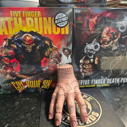 ROCK APE RECORDS on Instagram: "HAPPY FRIDAY Y'ALL 😊 OPEN TODAY FROM 12PM-5PM WITH A KILLER NEW ROCK & METAL VINYL DROP !!! 🤘🤘 FIVE FINGER DEATH PUNCH , CORONER , SEPULTURA , IMMORTAL , CANNIBAL CORPSE , CATTLE DECAPITATION , SOD , EXODUS , JUDAS PRIEST , AMON AMARTH , ICE NINE KILLS , DISTURBED , MERCYFUL FATE , NAILS , WHITECHAPEL , DARKTHRONE , BEHEMOTH , BOLT THROWER , ALIEN WEAPONRY , DIO , ALICE IN CHAINS , OZZY OSBORNE , SLAYER , STEEL PANTHER , EVANESCENCE , BAD OMENS , TURNSTILE. ALL