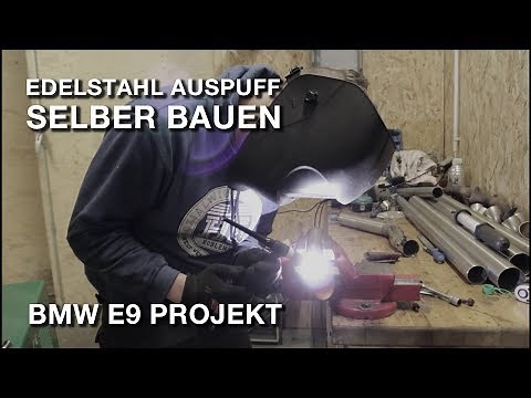 Edelstahl Abgasanlage selber bauen & WIG Schweißen | Teil 1 - BMW 3.0CS Projekt [E9-02]
