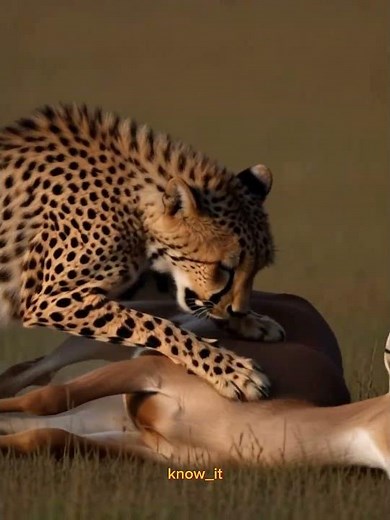 cheetah killed innocent dear #CheetahAttack #WildlifeShorts #WildlifeLovers #deer
