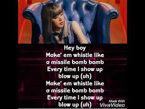 [EASY LYRICS]BLACKPINK - Whistle (블랙핑크)
