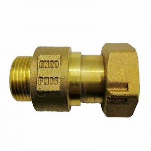 [Hot Item] 3/4" in-Line Check Valve Brass Spring Loaded Inline for Water Meter