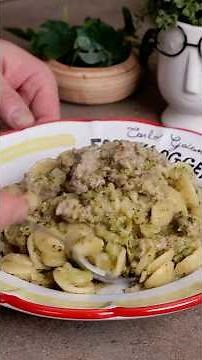Orecchiette with broccoli and sausage