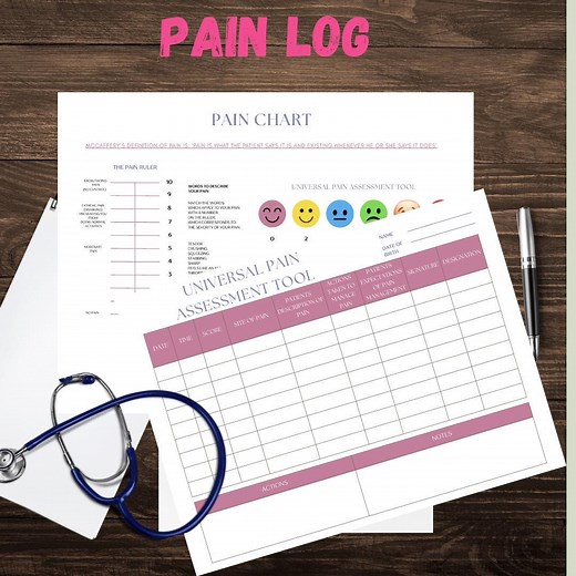 Printable Pain Assessment Tool: Universal Pain Tracker (PDF Download) - Etsy