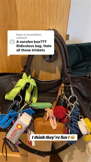 Sinead Ryan | Not everyone appreciates the bag charm trend ! I think they’re fun !🤩 . I’ve collected quite a few over the years, some were presents from... | Instagram