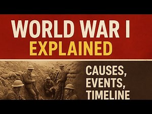 World War I Explained | Causes, Events, Timeline & Impact | Complete WW1 History
