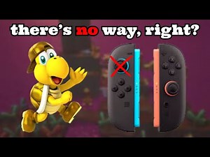 Can I Beat Koopa Freerunning WITHOUT Touching the Left Stick?